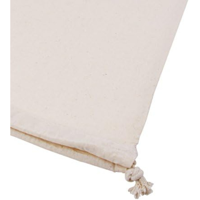 Large Cotton Bag - 40x50 cm | Sustainable drawstring bag for storage, customization & as a gym bag | Zero Waste solution