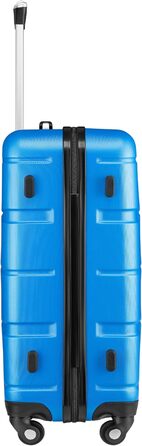 Набір валіз Zelsius 4 шт. з ABS, з кодовим замком, 4 колеса, внутрішній роздільник | Набір валіз з твердим корпусом, великі валізи, набір багажу, ручна валіза (Блакитний, 3 шт.)