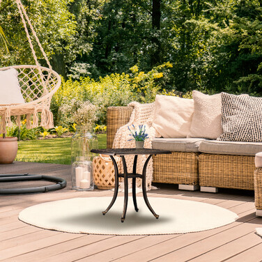 Стіл Relaxdays Square Garden вінтаж