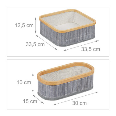 Set of 3 Storage Baskets