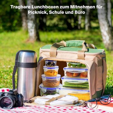 Набір контейнерів для зберігання YASHE (38 шт.): 19 контейнерів + 19 кришок, BPA-Free, з етикетками