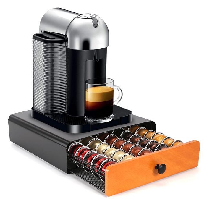 Тримач для капсул VertuoLine Kaffee Kaffee на 40 капсул, металевий, чорний