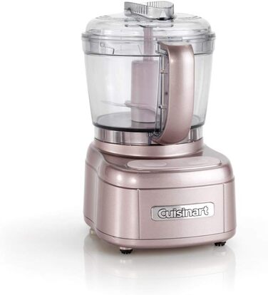Cuisinart Mini Prep Pro, compact mini food processor, onion chopper, mixer mill, spice mixer, pulse function and drizzle holes, 900 ml capacity, dishwasher safe, easy to use, Rose