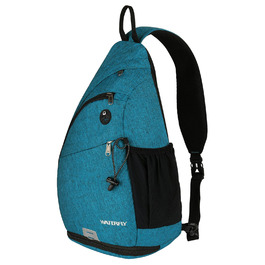 Сумка через плече Waterfly - спортивна, для туризму, велопоходів, подорожей (Pfauenblau)