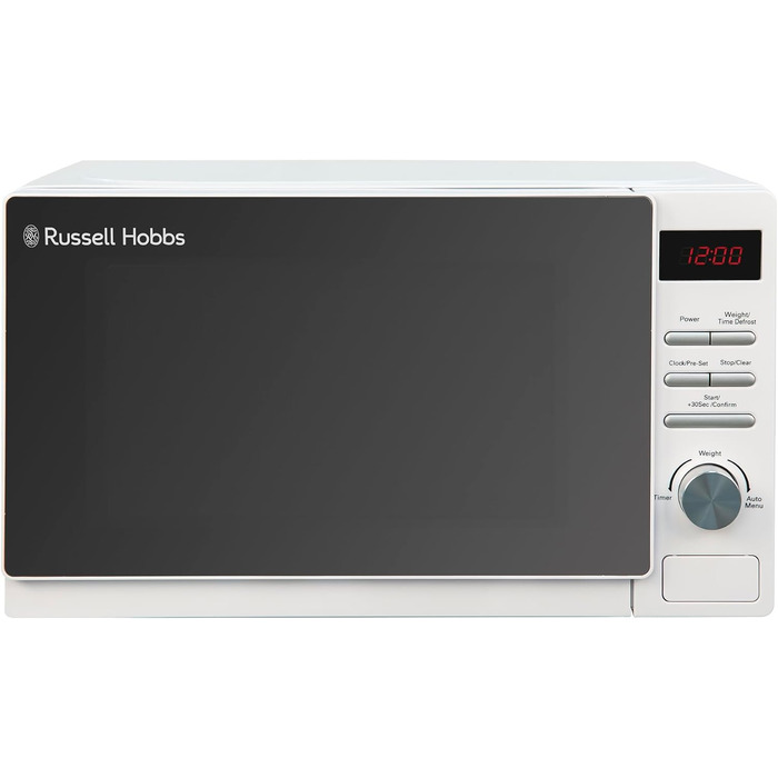 Мікрохвильова піч Russell Hobbs RHM2079A, 20 л, 800 Вт, біла