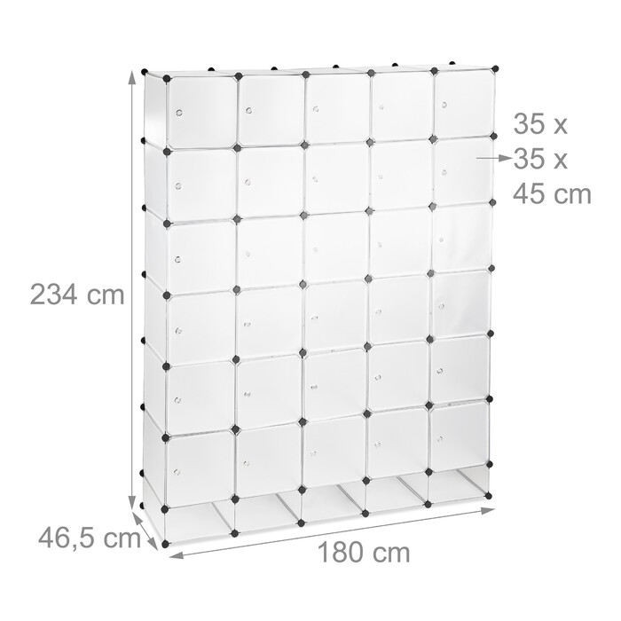 Relaxdays XXL Modular Wardrobe System