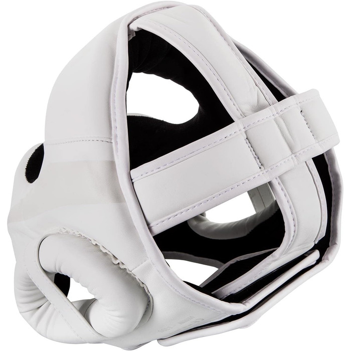 Venum Elite Headgear - White Boxing Headguard for MMA & Sparring