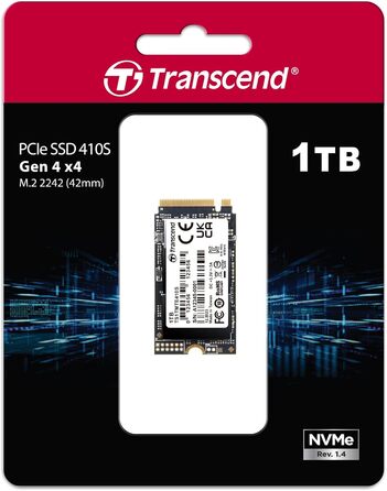 SSD накопичувач Transcend M.2 NVMe PCIe Gen4 1TB (MTE410S) - Швидкість до 5000 МБ/с