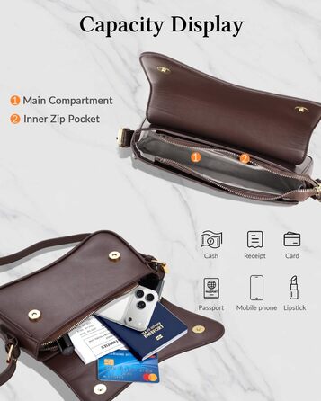 Сумка жіноча через плече з екошкіри, вінтажна Saddle Bag, коричнева. З 2 знімними ремінцями