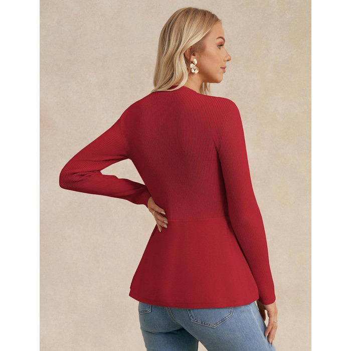 Жакет Grace Karin для жінок, без рукавів, червоний (L), стильний кардиган для повсякденного носіння