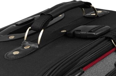 Набір валіз U.S. Traveler New Yorker (4 шт.) - червоний, легкий, розширюваний