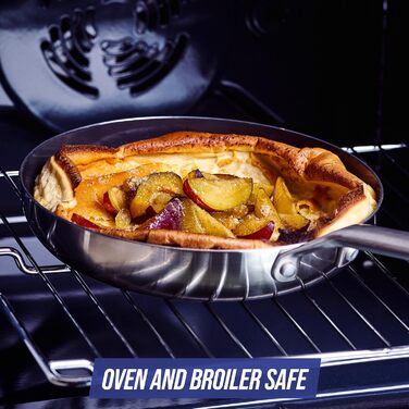 Набір посуду Blue Diamond з нержавіючої сталі, 15 предметів: каструлі та сковорідки з антипригарним покриттям, індукційні, безпечні (без PFAS та PFOA), для духовки до 315°C, миття в посудомийній машині