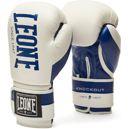 Боксерські рукавички Leone 1947 Knockout, білі, унісекс, для дорослих