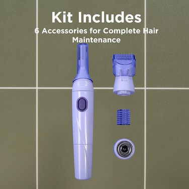 Електричний триммер Wilkinson Sword Intuition Perfect Finish 4-в-1 для тіла, бікіні, обличчя та брів (1 шт.)