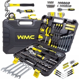 Набір інструментів WMC Tools 128 предметів, торцеві головки 1/4