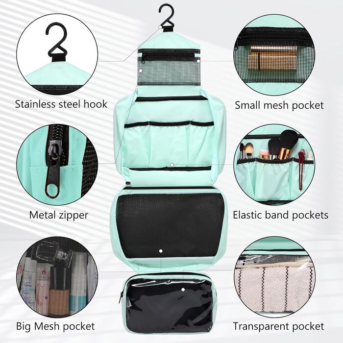 Зручна накидка на унітаз для чоловіків та жінок (S, м'ятно-зелений)