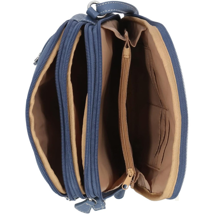 Сумка жіноча крос-боді MultiSac North South Mini Zip Around Denim (2)