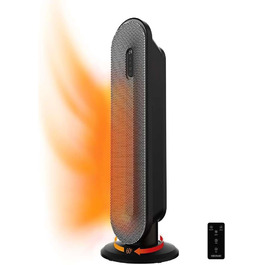Обігрівач Cecotec ReadyWarm 6250 Ceramic Sky Style: керамічний, 2000 Вт, 3 режими, термостат, осциляція 90°, захист від перекидання та перегріву, 25 м² (пульт ДУ + сенсорна панель)