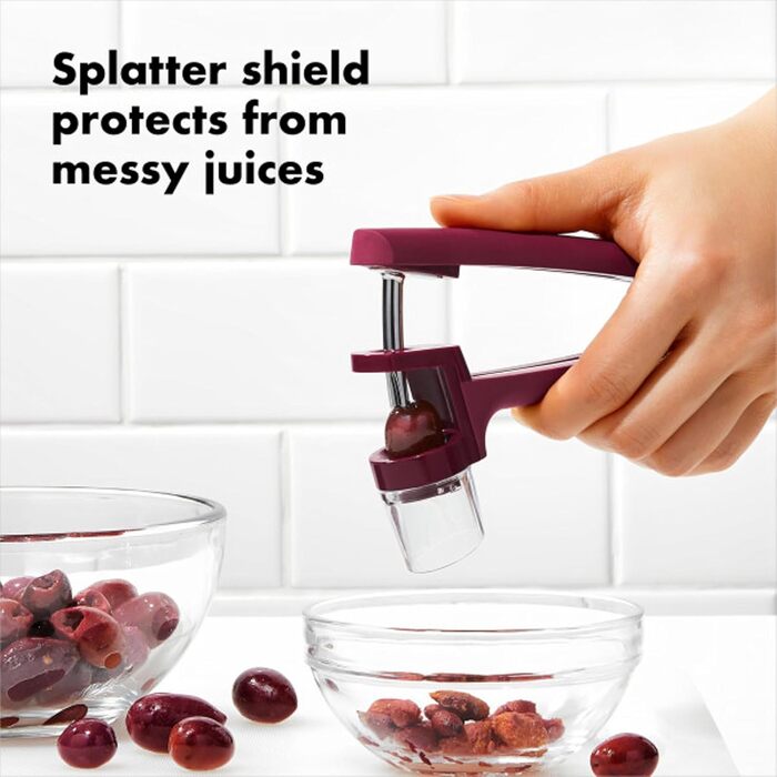 OXO Good Grips Cherry and Olive Pitter - Beet