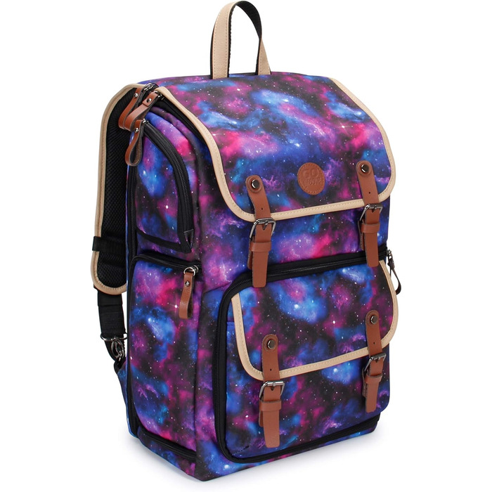 Рюкзак для камери GoProve: DSLR рюкзак для подорожей, з місцем для камери, аксесуарів, ноутбука та штатива, вологостійкий, (Galaxis)