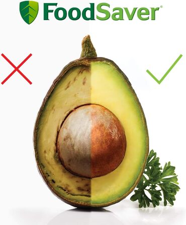 FoodSaver пристрій для вакуумної упаковки з нарізачем та зберіганням рулонів | ручний вакууматор та функція маринування | комплект вакуумних пакетів [FFS017X], срібляний, Standard