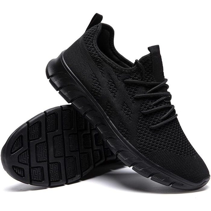 Жіночі кросівки для ходьби, бігу та трекінгу EGMPDA. Легкі, дихаючі, чорні (37 EU)