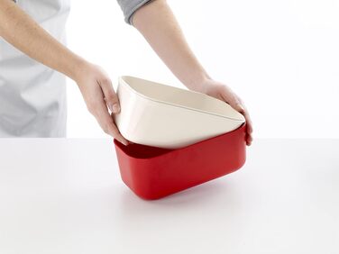 Форма для льоду Lékué Eiswürfelbox, червона, 12x22x8 см