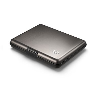 Гаманець ÖGON DESIGNS Smart Case Big Stockholm з алюмінію, велика місткість, RFID-захист, алюміній-титан (універсальний)
