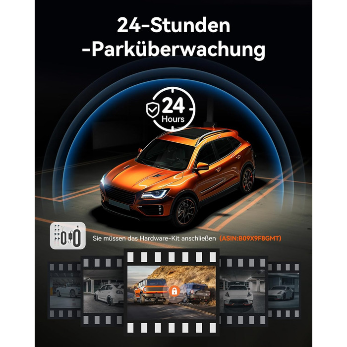 WOLFBOX Дзеркало заднього виду з камерою 12