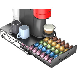 Тримач для капсул кави Nespresso Vertuo та Dolce Gusto на 50 капсул, металевий, для Nespresso машина (Vertuo 40)