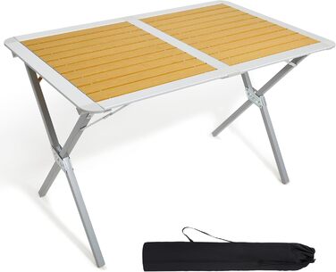 Складаний туристичний стіл Timber Ridge 110x70 см з алюмінію для кемпінгу, пікніка, відпочинку на природі