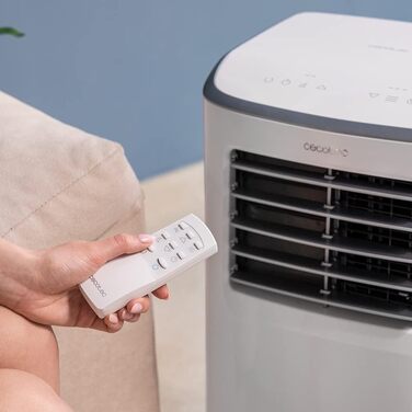 Cecotec Forceclima 7400 Touch - портативна кліматична установка, 7000 BTU, LED-дисплей, 4 режими, 2 швидкості, охолодження до 15 м2, з пультом ДУ та сенсорним керуванням