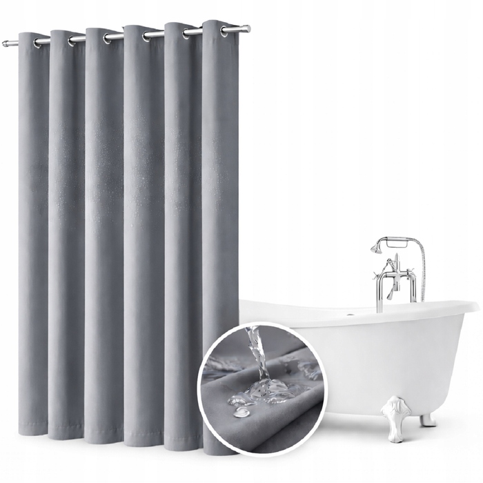 Текстильна штора для ванни NOW-ART, 150 x 260 см