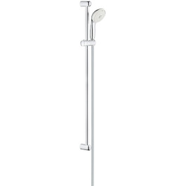 GROHE water-saving hand shower head, Tempesta 100 set including adjustable wall holder, EcoJoy, 2779810E (3 spray patterns)