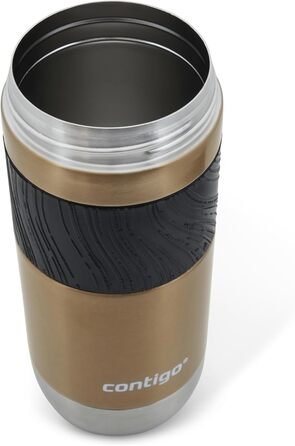 Contigo Byron 2.0 Stainless Steel Thermobecher - Leakproof Travel Coffee Mug, 16oz, BPA-Free, Keeps Drinks Hot for 6 Hours