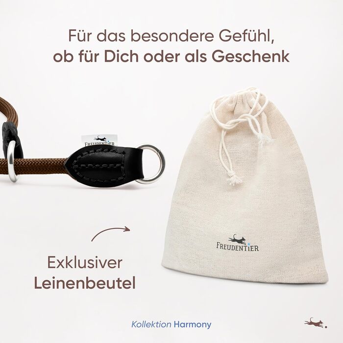 Нашийник для собак Freudentier Zugstopp - для Ретриверів, великих, середніх та малих собак (лісовий зелений)