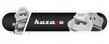 Ігрове крісло Huzaro Force 4.4, тканина, біле