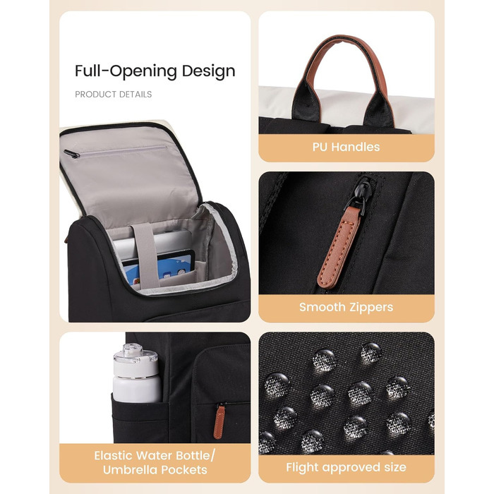 LOVEVOOK Рюкзак для дівчаток-підлітків, водовідштовхуючий рюкзак для ноутбука 15.6