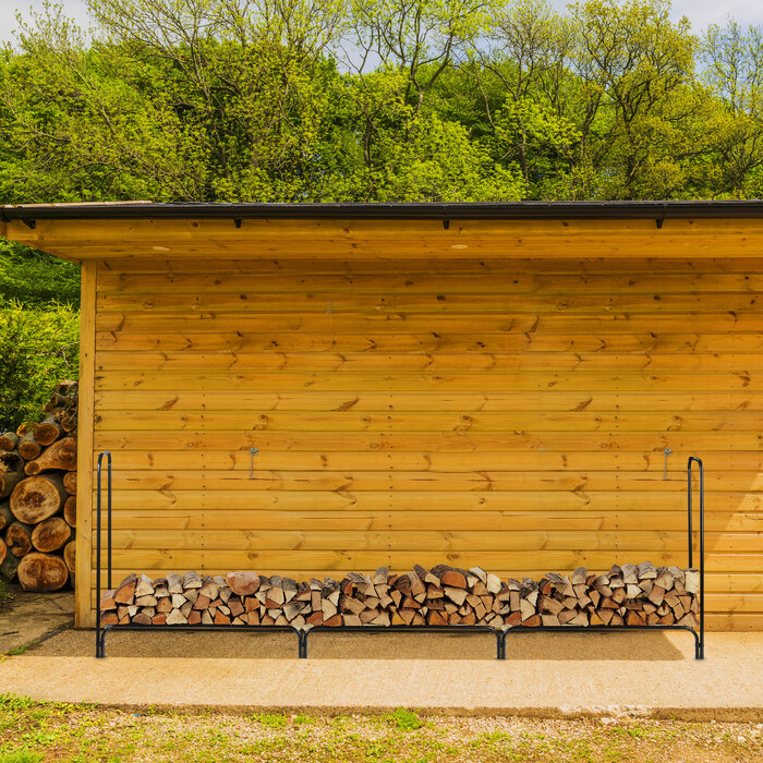 Relaxdays Large Metal Firewood Rack