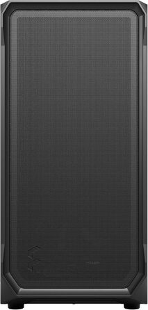 Корпус для ПК Fractal Design Focus 2 Black з темним склом та сітчастою передньою панеллю. В комплекті 2 вентилятори 140 мм. ATX