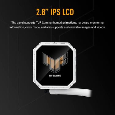 ASUS TUF Gaming LC III LCD - 240 мм водяне охолодження CPU з RGB вентиляторами