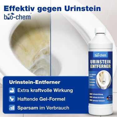 Набір засобів для чищення ванної кімнати, душу та унітазу bio-chem Basic-Set, 3 предмети