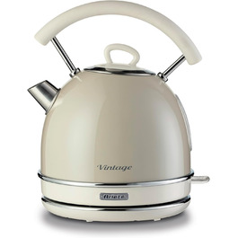Ariete Vintage Electric Kettle - 1.7L, 2000W - Green/Beige