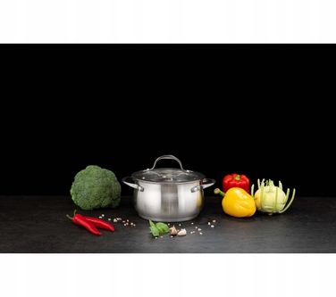 Каструля класична La Bonita LB20G003 3,4 л зі скляною кришкою