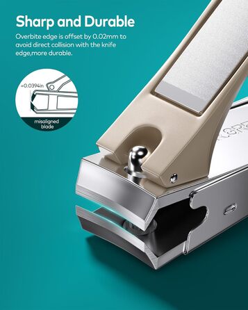 Набір для манікюру Mr. Green 3шт: кусачки, пилка, кусачки з захистом від бризок та кейс, професійний набір для чоловіків та жінок