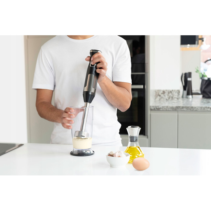 Ручний блендер Black+Decker BXHBA1500E, 1500 Вт, чорний