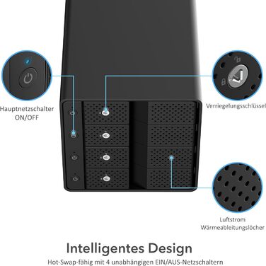 Док-станція Sabrent для жорстких дисків 2.5/3.5 дюймів SATA SSD/HDD з USB A - підтримка 10TB, 5Gbps, Offline Clone