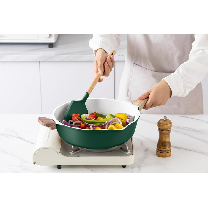 Набір посуду Country Kitchen, 14 предметів, антипригарне покриття, алюміній, кремовий (шавлія) - каструлі, сковороди та аксесуари