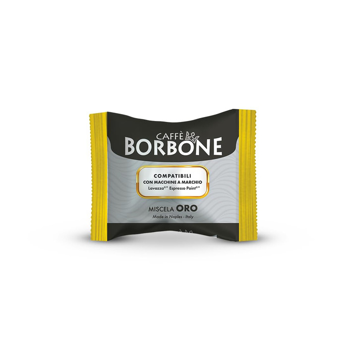 Кава в капсулах Caffè Borbone Gold (Золота суміш), сумісні з Lavazza Espresso Point, 100 шт