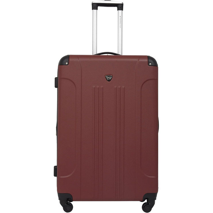 Валіза Travelers Club Chicago Hardside Розширювана Спіннер 20' Carry-On (Набір з 3 шт., Apple Butter)